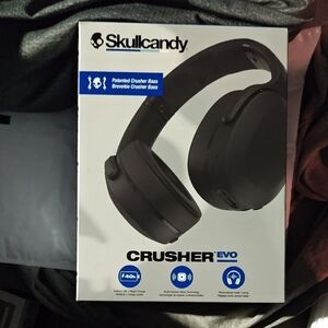 Skullcandy Crusher Evo Headphones - Black, NEW